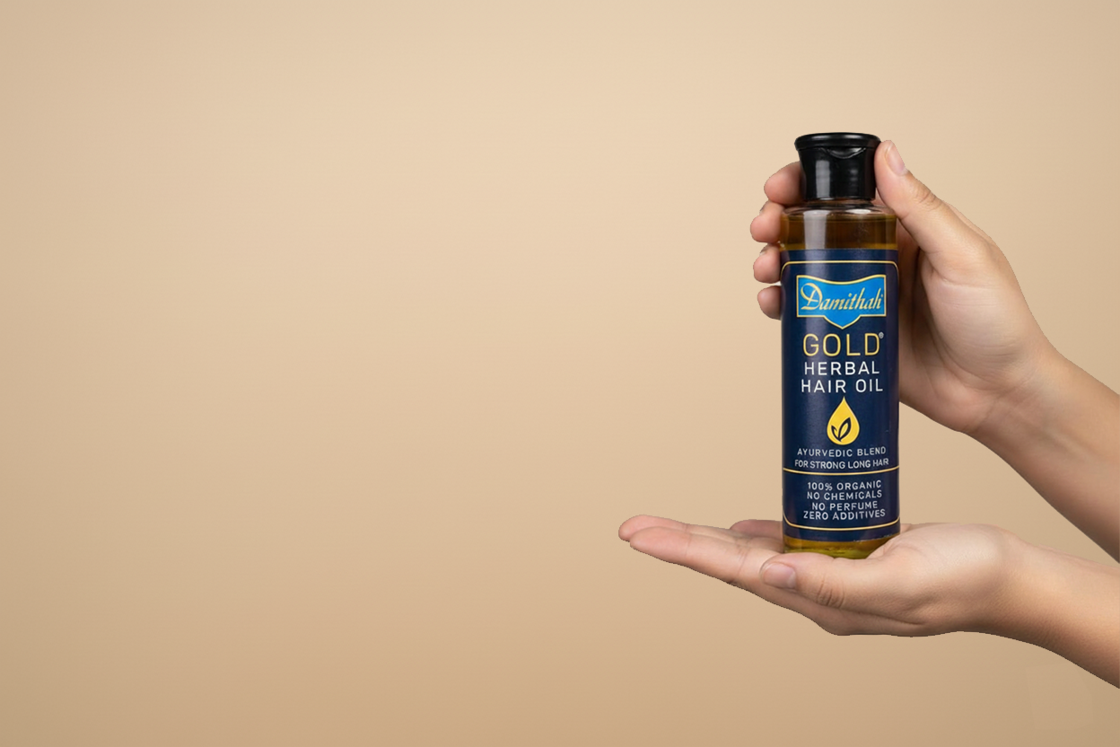 Damithah Gold Herbal Hair Oil